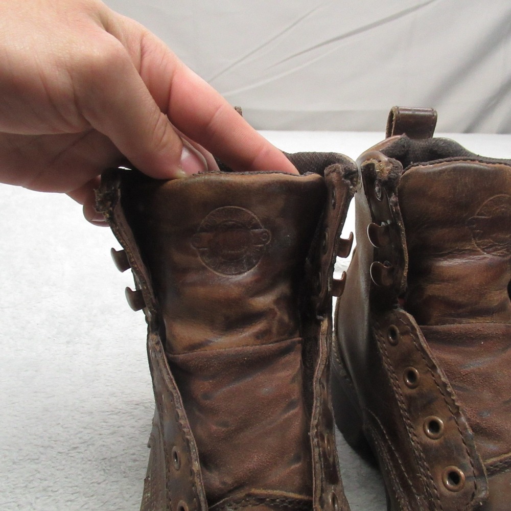 Justin Womens‎ 8B Work Boots Brown Leather Katerina 6" Steel Toe Waterproof - Picture 11 of 16